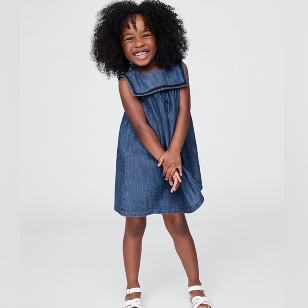 Doen Blue Denim Kids Dress
